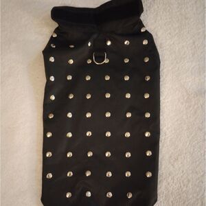 🆕🐕‍🦺Studded Pet Jacket - Moto Style, Goth Style, Sz L